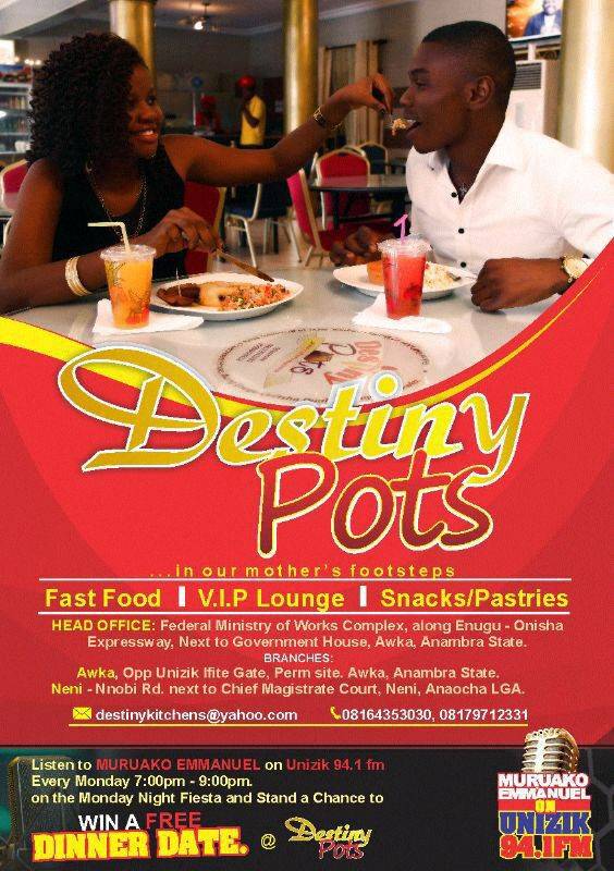 Destiny Pots Fast foods and Bakery